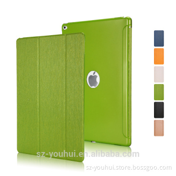 Factory Price Smart Magnetic PU Cover +PC Back Case for iPad Pro 12.9 "